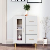 vidaXL Servantă, alb, 69,5x34x90 cm, lemn prelucrat