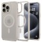 Husa pentru iPhone 15 Pro - Spigen Ultra Hybrid - Frost Natural Titanium