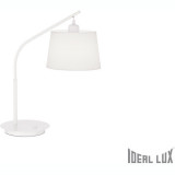 Veioza Daddy, 1 bec, dulie E27, L:480 mm, H:550 mm, Alb, Ideal Lux