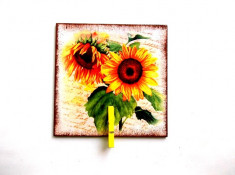 Magnet de frigider cu floarea soarelui 37724 foto