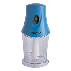 Tocator legume-fructe (chopper) FLORIA ZLN-9850, putere 200W, capacitate vas 360 ml, cutit inox, Bleu foto