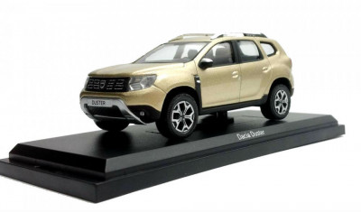 Macheta auto Dacia Duster 2018 bej, 1:43 Norev foto