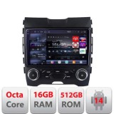 Navigatie Ford Edge 2015-2021 midline Edotec Kit-edge-mid 8 core QLED 2K 16+512 360 Android Waze USB Navigatie Internet Youtube Radio CarStore Technol