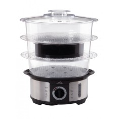 Aparat de gatit cu aburi ETA Steampot 0134 90000, 12.25 L, 1000 W, timer