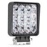 Proiector auto LED AMIO 12-24V, cu 16 LED 3030, 110x110mm, 1 buc.