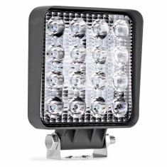 Proiector auto LED AMIO 12-24V, cu 16 LED 3030, 110x110mm, 1 buc.
