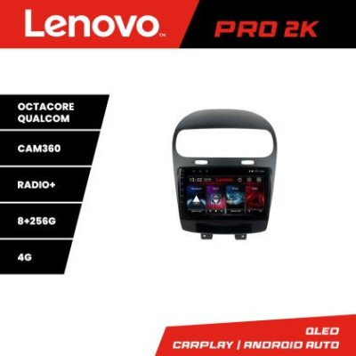 Navigatie Fiat Freemont Dodge Journey 2012-2019 Android radio gps internet 8 core QLED 2K 8+256 360 Lenovo v1 CarStore Technology foto