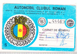 Bnk div ACR - carnet de membru 1979 - timbre ACR