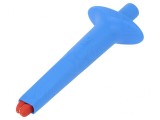 Clips de măsurare crocodil albastru 90,2mm