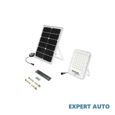 Lampa led cu panou solar monocristalin senzor de miscare si telecomanda 25w bk87486 Alta marca Alt model #7 foto