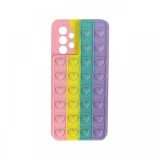 Husa Samsung Galaxy A32 4G Lemontti Heart Pop it Multicolor 3