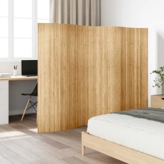 vidaXL Paravan de cameră, natural, 250 x 165 cm, bambus 247197