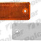 Catadioptru reflectorizant orange universal BestAutoVest partea dreapta/stanga , 89x40x6mm , dreptunghiular , distanta intre gauri 70mm, 1 buc. Kft A