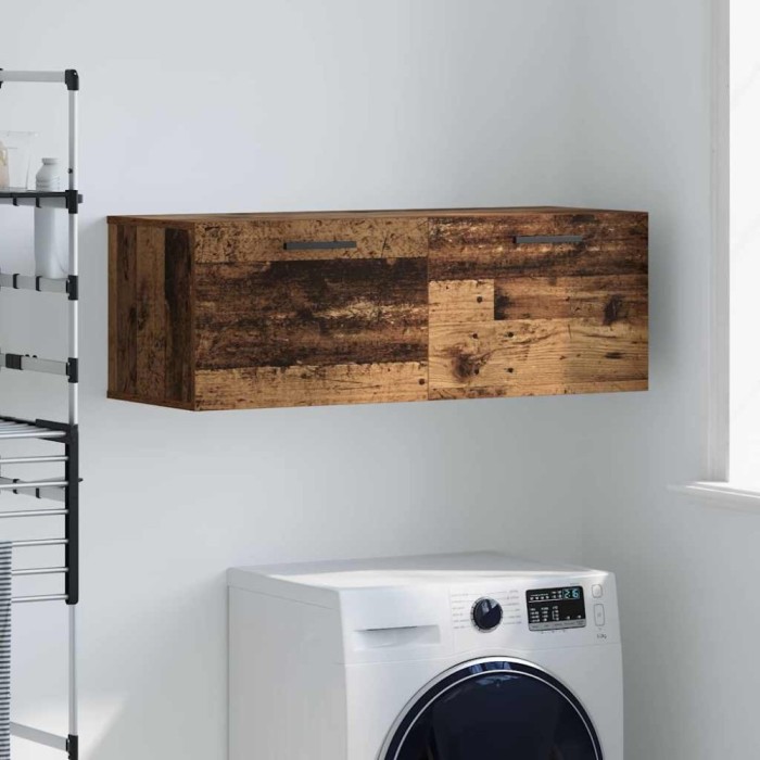 vidaXL Dulap de perete Lemn vechi 100 x 36.5 x 35 cm Lemn compozit 879573