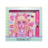 Set de Machiaj, Kevin &amp; Coco, 26 de Culori, Pigmentate, Fard de ochi, Ruj, Gloss, Fard Obraz, 19x18x2 cm, Diferite Nuante, Flippy