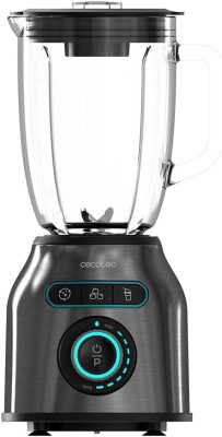 Blender Cecotec Power Black Titanium 2200MAX Smooth, 2200 W, Zdrobire gheata, Bol sticla 1.75L foto