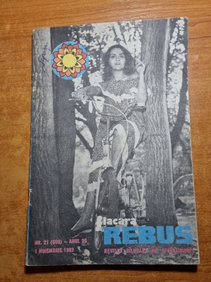 revista flacara rebus 1 noiembrie 1982 foto