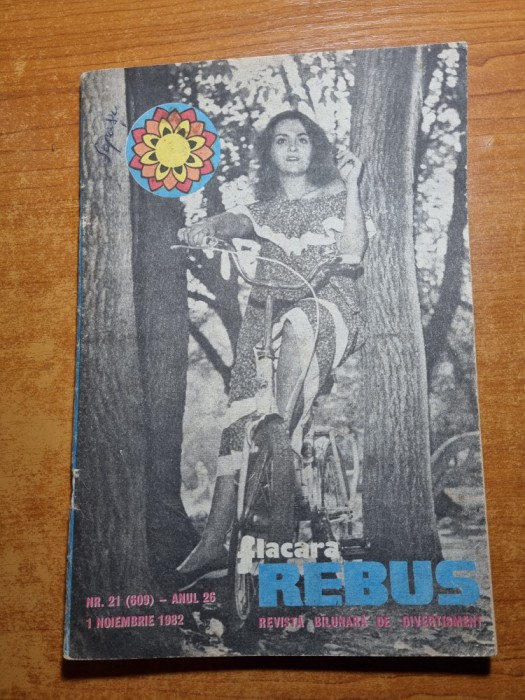 revista flacara rebus 1 noiembrie 1982