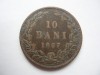 Moneda Romania 10 Bani 1867 Heaton (H) Carol I - Veche, Colectie, Raritate