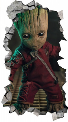 Sticker decorativ, Groot, Maro, 85 cm, 8693ST-1 foto