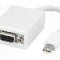 Cablu DisplayPort - VGA, D-Sub 15pin HD soclu, mini DisplayPort mufa, {{Lungime cablu}}, alb, LOGILINK - CV0038