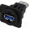 Conector {{Tip conector}}, colier (2 orificii), orificiu pentru &amp;#351;urub cap plat, pt. montare pe panou, CLIFF - CP30205NX