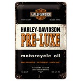 Placa metalica - Harley Davidson Pre-Luxe - 20x30 cm