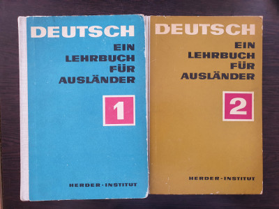 DEUTSCH ein LEHRBUCH fur AUSLANDER (2 volume - Harder Institut) foto