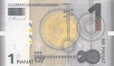 Azerbaidjan 1 Manat 2017 (emitent: MARKAZI BANKI) - P-31 UNC !!! (necirculata)