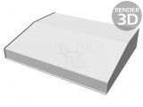 Carcasă Desktop Aluminiu 1456PL3WHBU