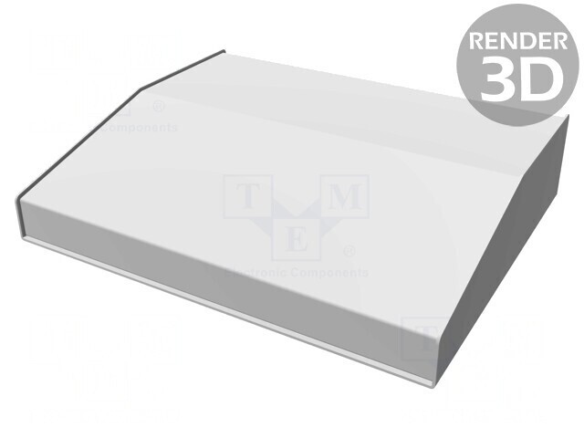Carcasă Desktop Aluminiu 1456PL3WHBU