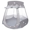 Tarc loc de joaca pentru copii sau bebe, material textil, gri, 120x120x86cm Household NewTrend