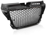 Grila lac negru potrivita pentru Audi A3, S3 8P hatchback, cabrio, Sportback 2008-2012 pentru bara standard si S-line Performance AutoTuning