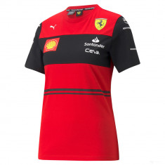 Tricou de Dama, Puma Ferrari Team, 2022, Rosu foto