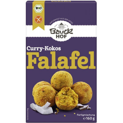 Mix pentru Falafel Curry si Cocos Fara Gluten Bio 160gr Bauck Hof foto