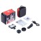 Set 3 in 1 Apexel APL-3663FLBK lentile foto Wide/Macro si Blit Flash Led