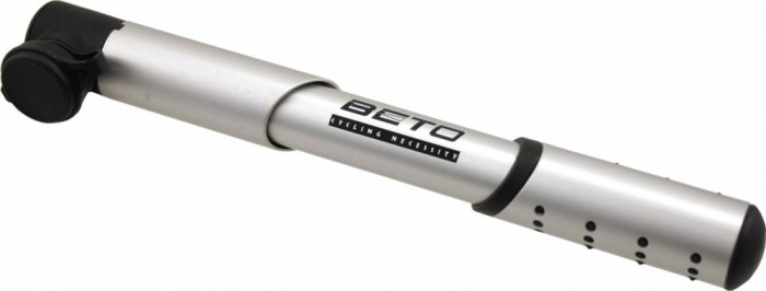 Pompa de mana, din aluminiu,lungime 23cm, vlava AV,DV,FV, culoare argintiu Cod:588080470RM