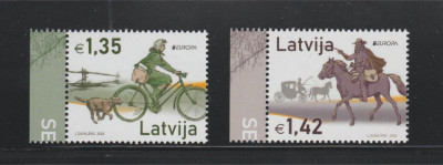 LETONIA 2020 EUROPA CEPT Serie 2 timbre MNH** foto