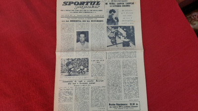 Ziar Sportul Popular 2 06 1957 foto