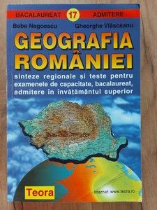 Geografia Romaniei- Bebe Negoescu, Gheorghe Vlasceanu foto