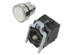 Comutator acționat prin apăsare 22mm 1 NC NO