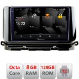 Navigatie Android Skoda Octavia 4 2020-2024, 8GB RAM, 128GB, CarPlay