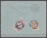 ROMANIA 1919/1922 LP 72 REGELE FERDINAND UZUALE/PLIC CIRCULAT 1925 PIATRA NEAMT-LUXEMBURG