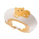 Viziera de protectie baie pentru copii, fippy, model hipopotam, dimensiune ajustabila, durabil, usor de curatat, impotriva samponului, pentru ochi si