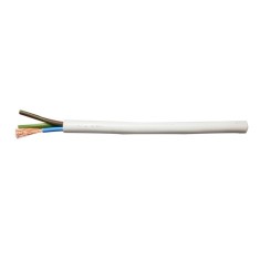 MYYM 0.75 Cablu cupru 3 conductoare 0,75mmp, 0.6mm, PVC, alb ProAdvanced PowerfulTools