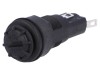 Clemă siguranţe cilindrice 5x20mm 250V neagră IP68 pe panou