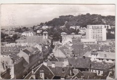 bnk cp Orasul Stalin - Vedere spre Cetatuia - circulata foto