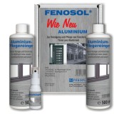 Kit curățare ferestre aluminiu, soluție curățare ferestre aluminiu, curățare profile aluminiu