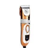 Aparat tuns profesional animale, lame titan, silentios, 5 viteze, USB, caini, pisici