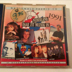 *CD muzica Rock, pop, electronic, compilatie: Nederland, Daar Zit Muziek In 1991